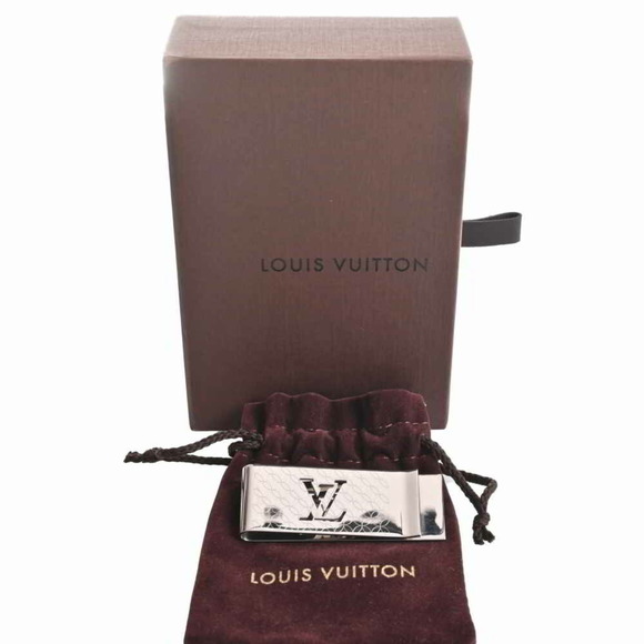 LOUIS VUITTON Pance Bie Champs Elysees money clip silver metal - Picture 3 of 8